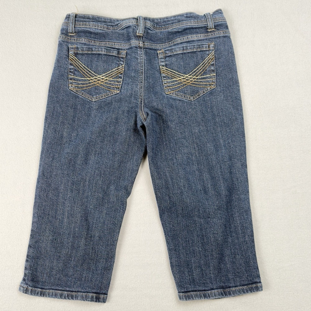 MUDD Low Rise Capri Jeans Pants Crop Size 11 (32W x‎ 17L) Boho Vintage Y2K 90's